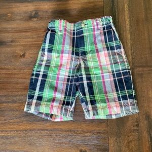 Gymboree Plaid Madras Shorts Size 7
